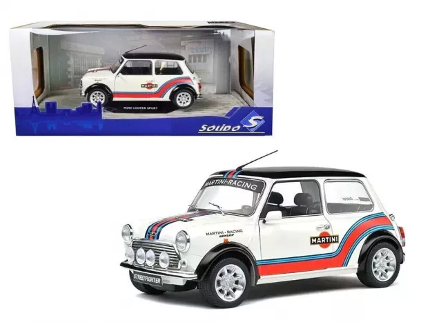 Solido Mini Cooper Sport Martini Racing Livery 1998 1:18 1800610
