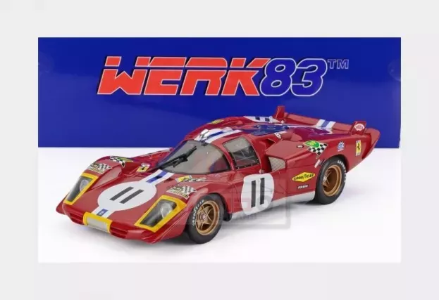 Werk83 Ferrari 512s 5.0l V12 Long Tail Team N.a.r.t.h. North American Racing N 11 4th 24h Le Mans 1970 Ronnie Bucknum Sam Posey 1:18 W18053002