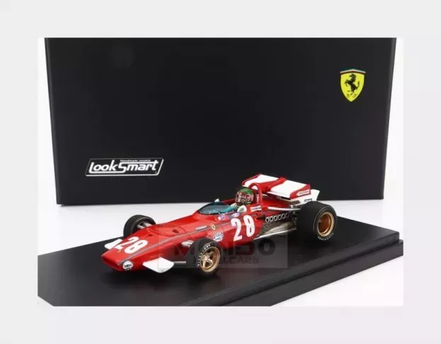 Looksmart Ferrari F1 312b N 28 4th Belgium Gp 1970 Ignazio Giusti 1:43 LSRC099