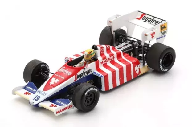 Spark Toleman F1 Tg184 N 19 3rd Portugal Gp 1984 Ayrton Senna 1:43 S2784