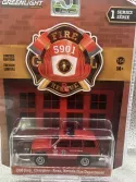 Greenlight Jeep Cherokee Reno Nevada Fire Engine Department 1990 1:64 67010D