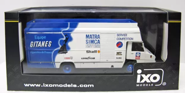 IXO Models Berliet Stradair Truck Car Transporter Team Gitanes Matra Simca 1974 1:43 TRU022RF