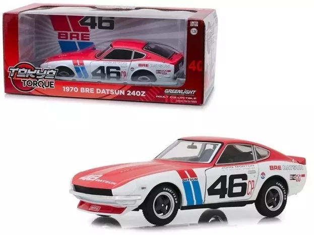 Greenlight Nissan Datsun 240z Bre N 46 Coupe 1971 J.morton 1:43 86334