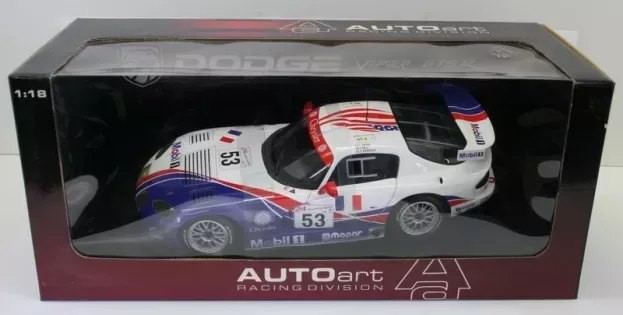 AUTOart Dodge Viper GTS-R SR I 1998 Le Mans J.Belll D.Donohue L.Drudi 53 Winner GT2 Class 1:18 89824