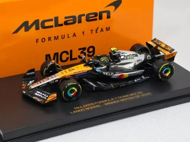 Minichamps Mclaren F1 Mcl39 Team Mclaren N 4 Winner Silverstone British Gp 2025 Lando Norris 1:64 530257504