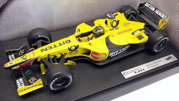 Hot Wheels Jordan F1 Ej11 N 11 Season 2001 H.h. Frentzen 1:18 50196