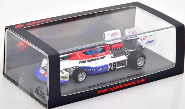 Spark March F1 751 N 28 English Gp 1975 M.donohue 1:43 S5375