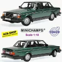 Volvo 240 GL Sedan 1984-93 Green Metallic 1:18 Minichamps 155171400 With OVP