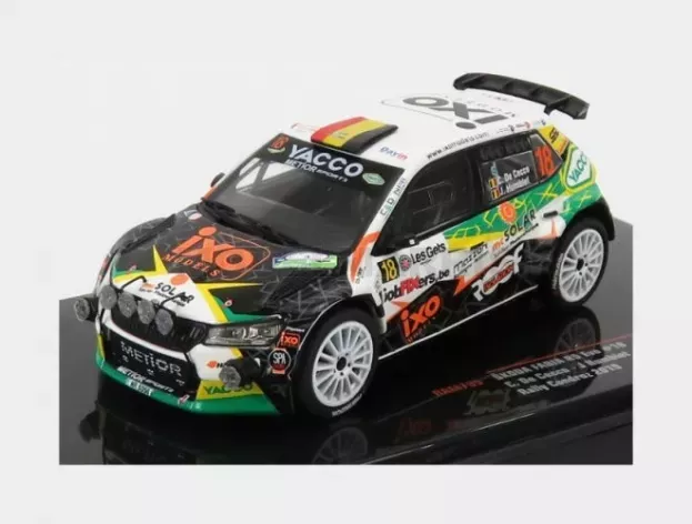 IXO Models Skoda Fabia R5 Evo Team Metior Sport N 18 Rally Condroz 2019 C.de Cecco J.humblet 1:43 RAM735