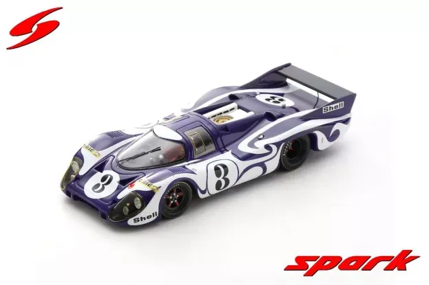 Spark Porsche 917lh 4.5l Team Martini International Racing Teamn 3 24h Le Mans 1970 G.larousse W.kauhsen 1:43 S1096