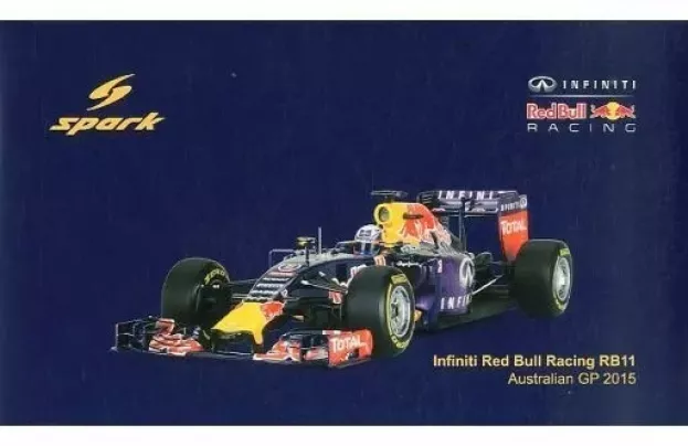Spark Red Bull F1 Rb11 Team Infiniti Red Bull N 3 3rd Hungarian Gp 2015 Daniel Ricciardo 1:18 18S180