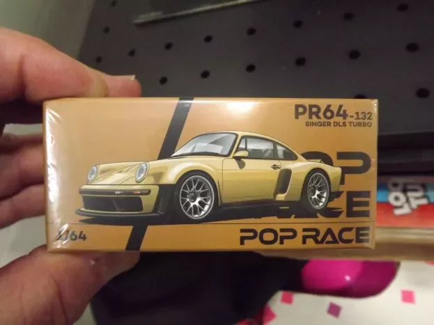 Pop Race Porsche base 911 Singer Dls Turbo 1991 1:64 PR640132