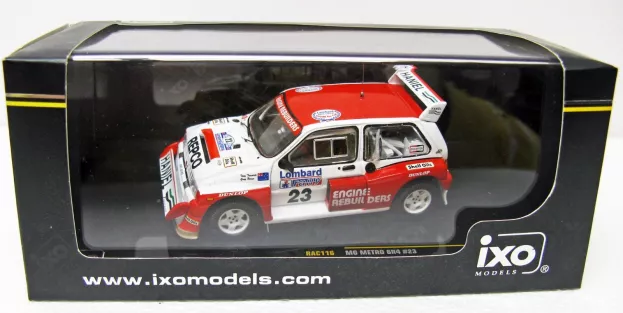 IXO Models Mg Metro 6r4 N 23 Rally Rac 1986 T.teesdale G.home 1:43 RAC116