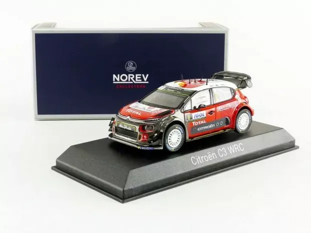 Norev Citroen C3 Wrc Abu Dhabi N 8 Rally Tour De Corse 2017 C.breen S.martin 1:43 155364