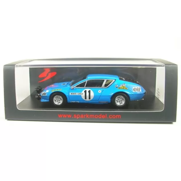 Spark Renault Alpine A310 N 11 Rally Montecarlo 1975 A.warmbold J.davenport 1:43 S5494