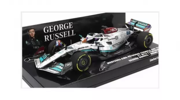Minichamps Mercedes F1 W13e Team Mercedes-amg Petronas F1 N 63 3rd Miami Gp 2022 George Russell 1:43 417220563