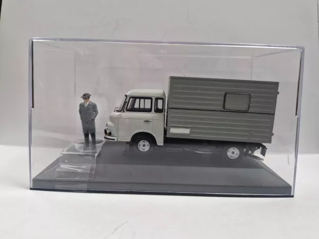 Schuco Barkas B1000 Truck Van With Figure 1965 1:43 450365600