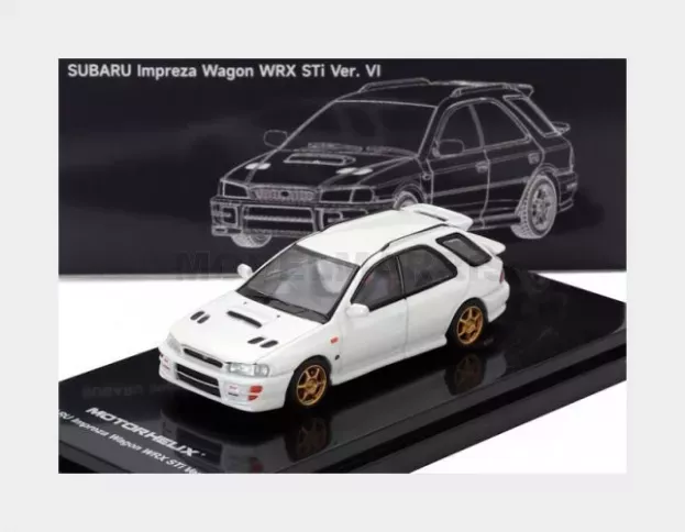 Motorhelix Subaru Impreza Wrx Sw Station Wagon 2001 1:64 M67102