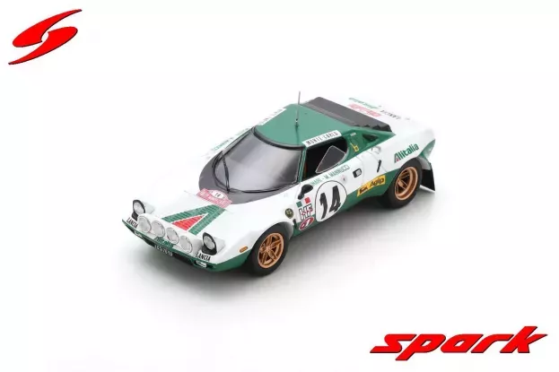 Spark Lancia Stratos Hf N 14 Winner Rally Montecarlo 1975 S.munari M.mannucci 1:43 S9078