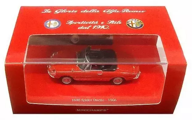 Minichamps Alfa Romeo Duetto Spider 1600 1966 1:43 403120533