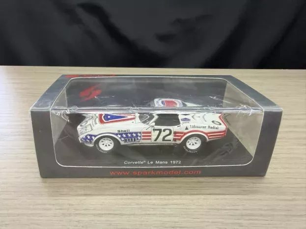 Spark Chevrolet Corvette N 72 24h Le Mans 1972 J.greenwood A. Cudini B.darniche 1:43 S5075