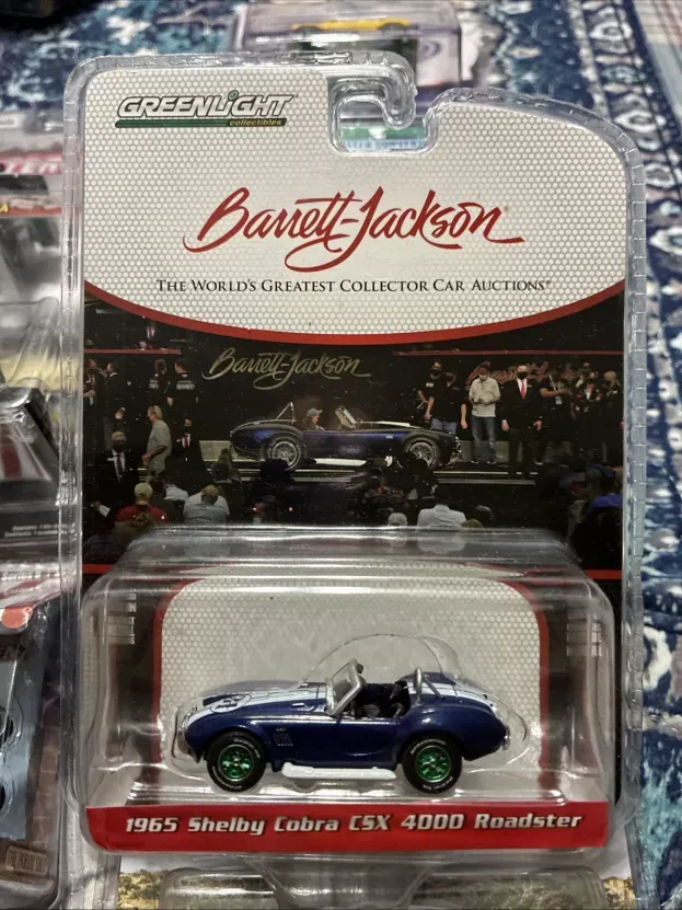 Greenlight Ford Shelby Cobra Spider Csx 4000 1965 Lot 1353 Barret Jackson 1:64 37250B