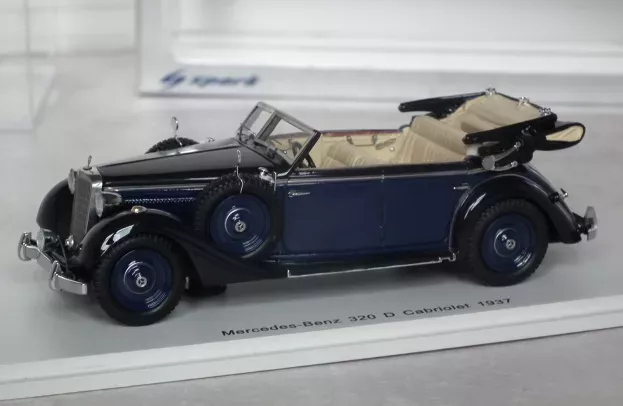 Spark Mercedes 320d Cabriolet 1937 1:43 S1054