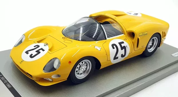 Tecnomodel Ferrari 365 P2 Team Ecurie Francorchamps N 25 24h Daytona 1966 L.bianchi G.langlois Van Ophen 1:18 TM18-20E