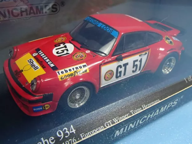 Minichamps Porsche 911 934 Team Gelo Tebernum Racing Egt N 51 Winner 300km Nurburgring 1976 T.hezemans 1:43 400766451