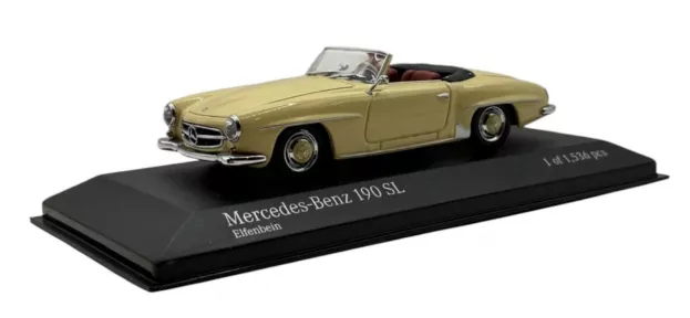 Minichamps Mercedes Sl-class 190 Sl Spider w121 1955 Red Interior 1:43 430033155