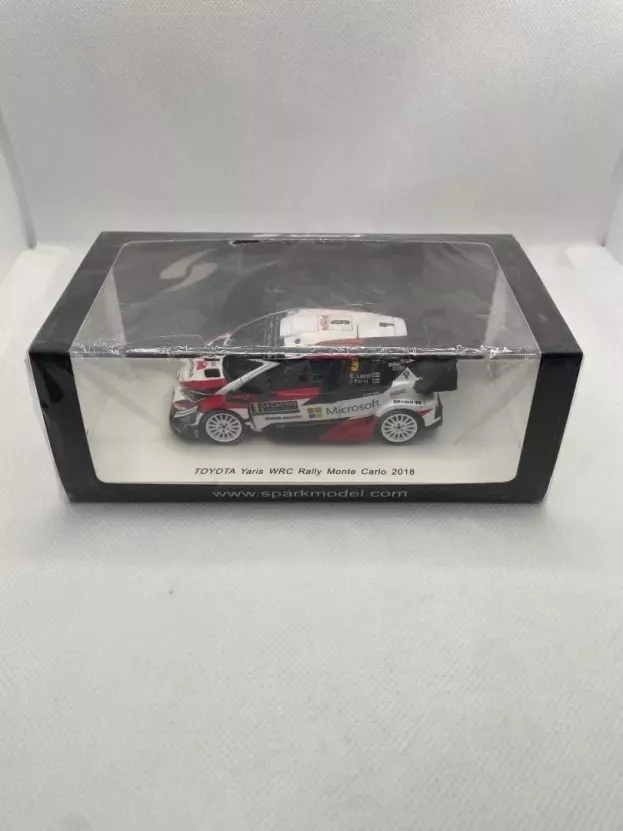 Spark Toyota Yaris Wrc Team Toyota Gazoo Racing Wrt N 9 7th Rally Montecarlo 2018 E.lappi J.ferm 1:43 S5959