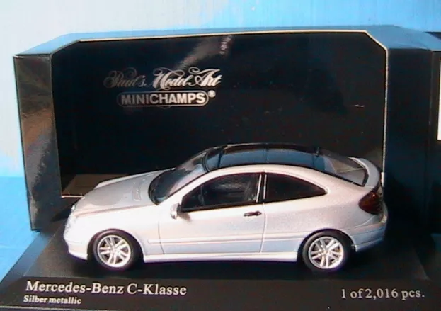Minichamps Mercedes C-class Sportcoupe Cl203 2001 1:43 430030002