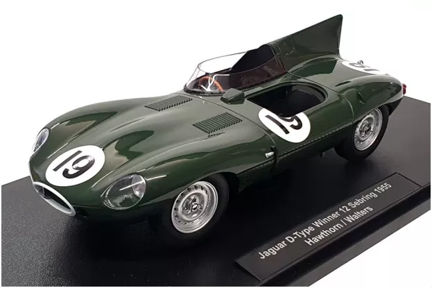 CMR Jaguar D-type B.s.cunningham Team N 19 Winner 12h Sebring 1955 Hawthorn Walters 1:18 CMR193