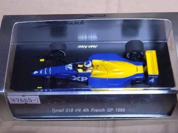 Spark Tyrrell F1 018 N 4 French Gp 1989 Jean Alesi 1:43 S1640