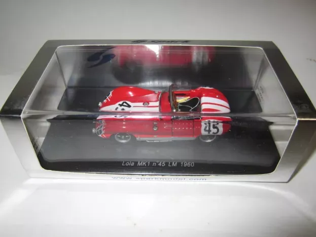 Spark Lola Mki N 45 24h Le Mans 1960 Voegele Ashdown 1:43 S1129