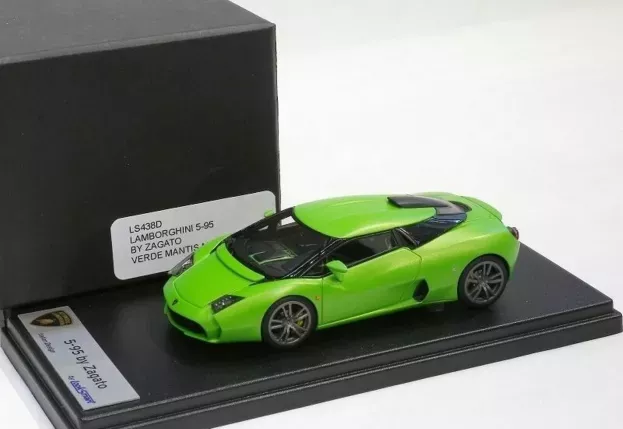 Looksmart Lamborghini 5-95 Coupe Zagato Titanium Wheels 2014 1:43 LS438D