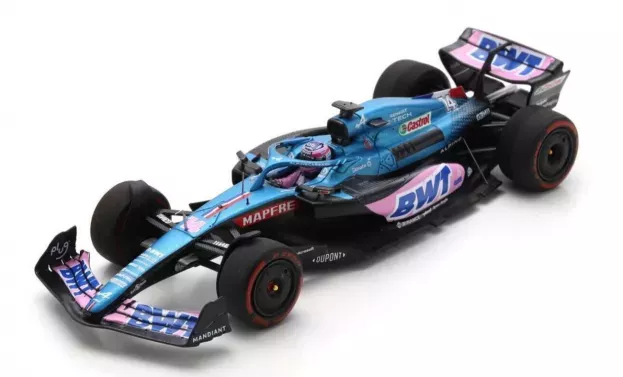 Spark Alpine F1 A522 Team Alpine Bwt N 14 5th Brazilian Gp 2022 Fernando Alonso 1:43 S8555