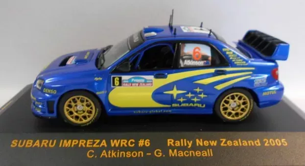 IXO Models Subaru Impreza Wrc N 6 Rally New Zealand 2005 C.atkinson G.macneall 1:43 RAM187