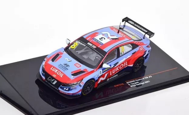 IXO Models Hyundai Elantra N Tcr Team Lukoil N 3 Wtcr Portugal 2021 G.tarquini 1:43 GTM157B