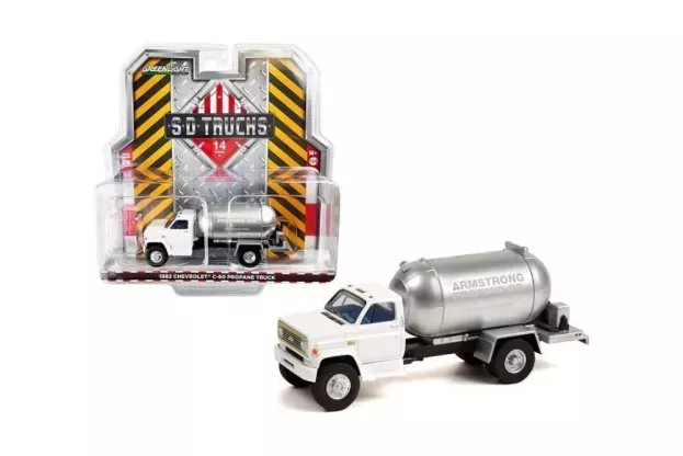 Greenlight Chevrolet C-60 Tanker Truck Propane Armstrong 1982 1:64 45140B