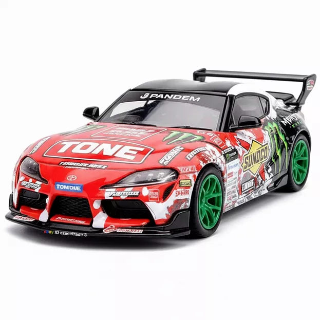Pop Race Toyota Supra Gr Pandem D1gp 2024 Daigo Saito 1:64 PR640180