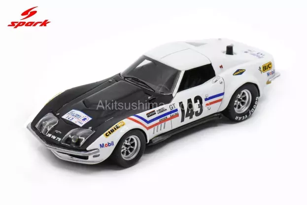 Spark Chevrolet Corvette C3 N 143 2nd Tour De France Automobile 1969 H.greder A.vigneron 1:43 SF284