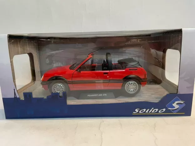 Solido Peugeot 205 Cti Mki gti 1.6 Cabriolet 1989 1:18 1806201
