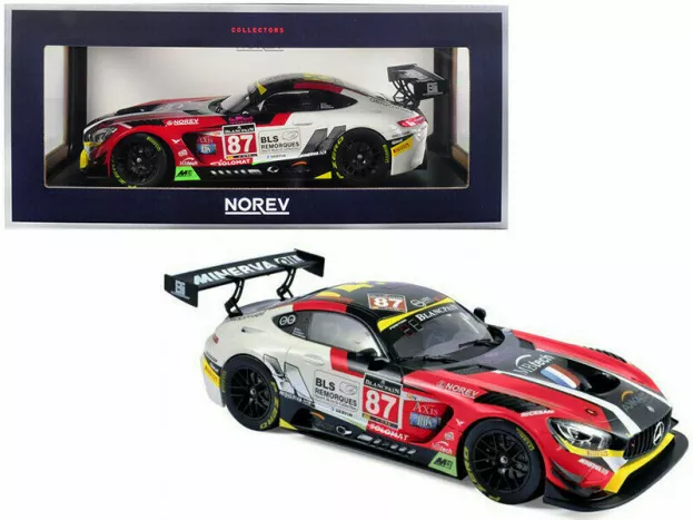 Norev Mercedes Gt3 Amg Team Akka N 87 Winner Gt Series Monza 2016 J.l.beaubelique R.ricci G.vannelet 1:18 183492