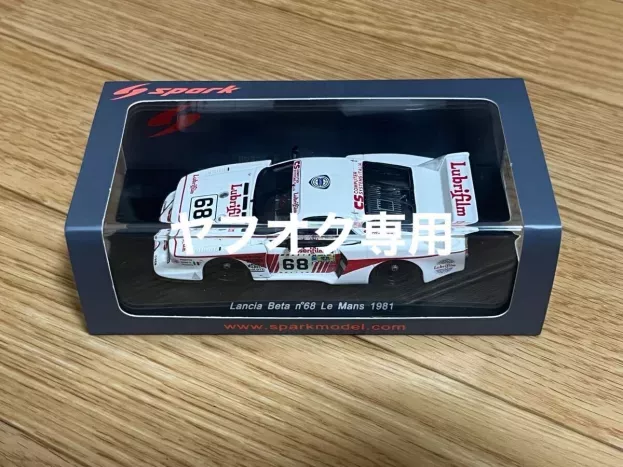Spark Lancia Beta Montecarlo Turbo Team Jolly Club N 68 24h Le Mans 1981 M.finotto G.pianta G.schon 1:43 S1895