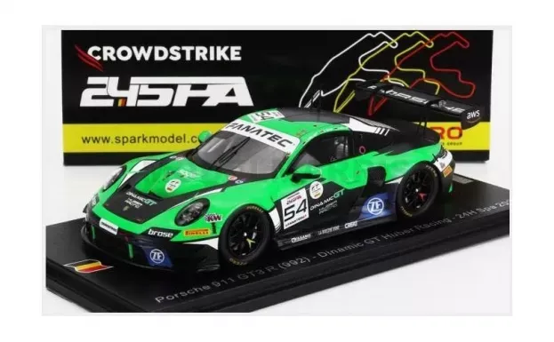 Spark Porsche 911 992 Gt3 R Team Huber Racing N 54 24h Spa 2023 A.guven S.muller C.engelhart 1:43 SB707