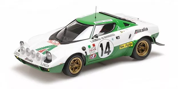 Minichamps Lancia Stratos Hf Alitalia N 14 Winner Rally Montecarlo 1975 S.munari M.mannucci 1:18 155751714
