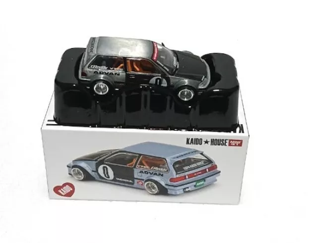 Mini GT Honda Civic ef Roulette V1 N 0 Racing 1987 1:64 KHMG179
