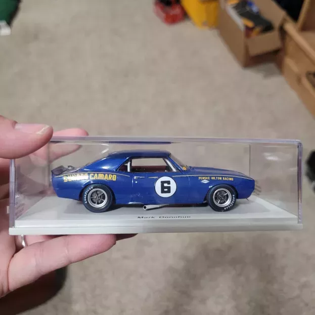 Spark Chevrolet Camaro Z28 Penske-hilton Racing Sunoco N 6 Winner Trans-am 1968 Mark Donohue 1:43 S2601
