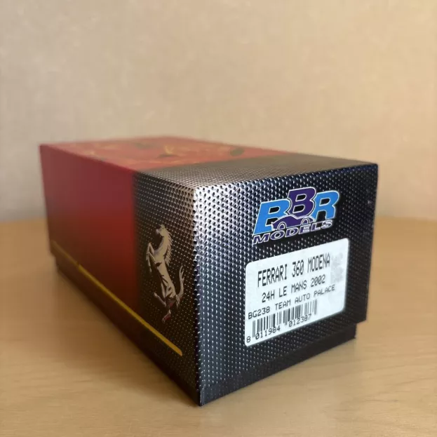 BBR Ferrari 360 Modena Team Auto Palace N 74 24h Le Mans 2002 G.gomez R.fukuda L.cazenave 1:43 BG238